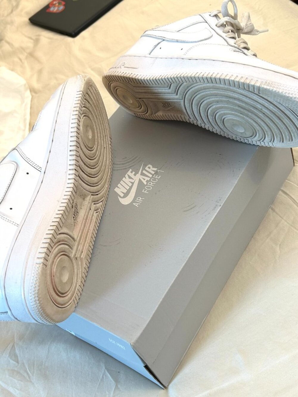Nike Air Force Ones Used AF1 White - Picture 9 of 10